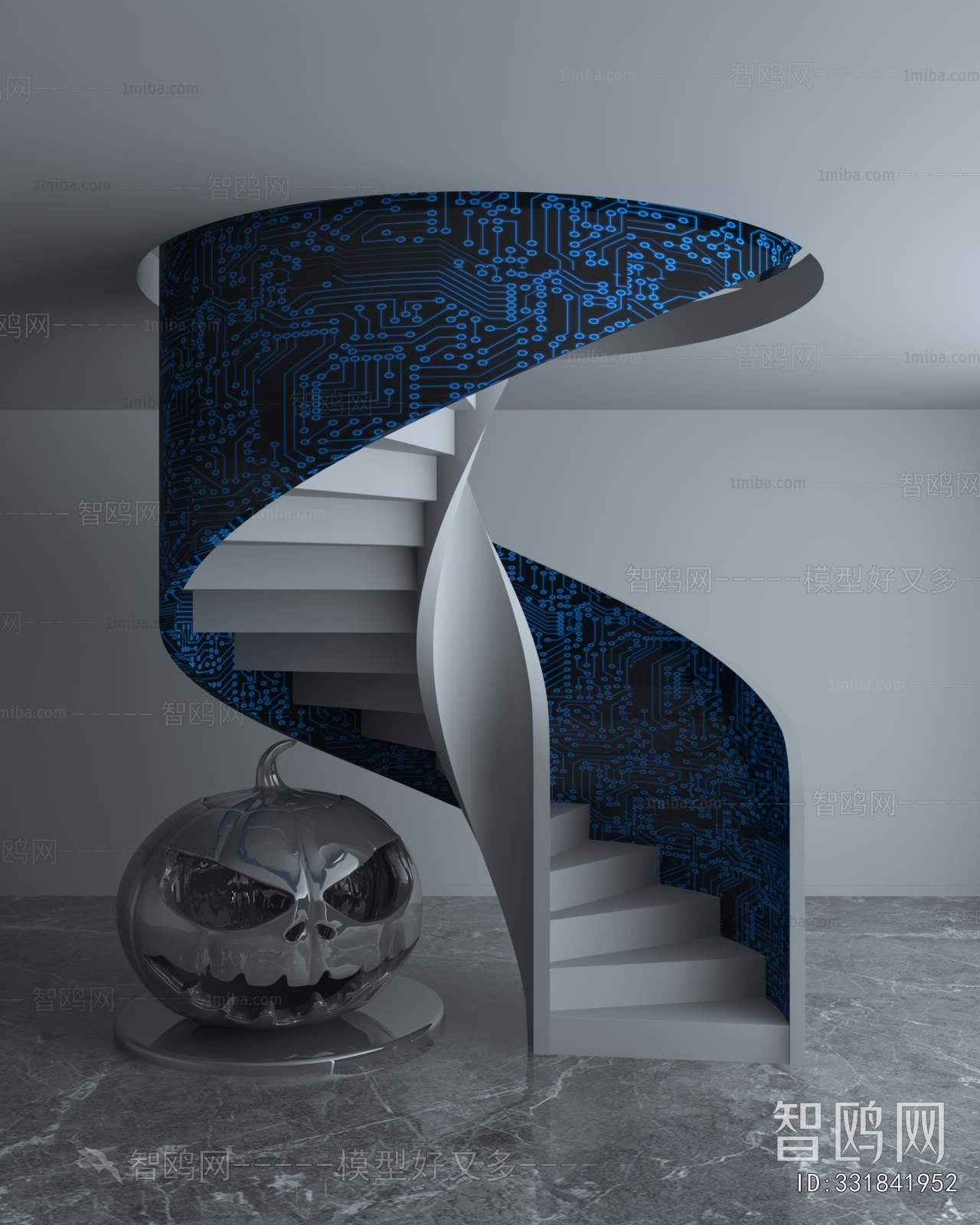 Modern Rotating Staircase