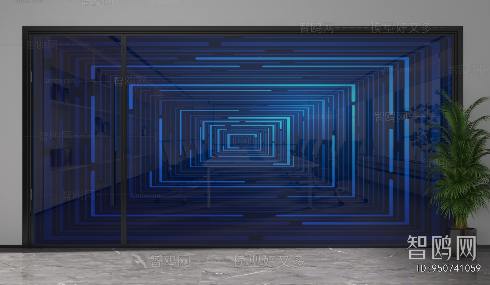 Modern Glass Screen Partition