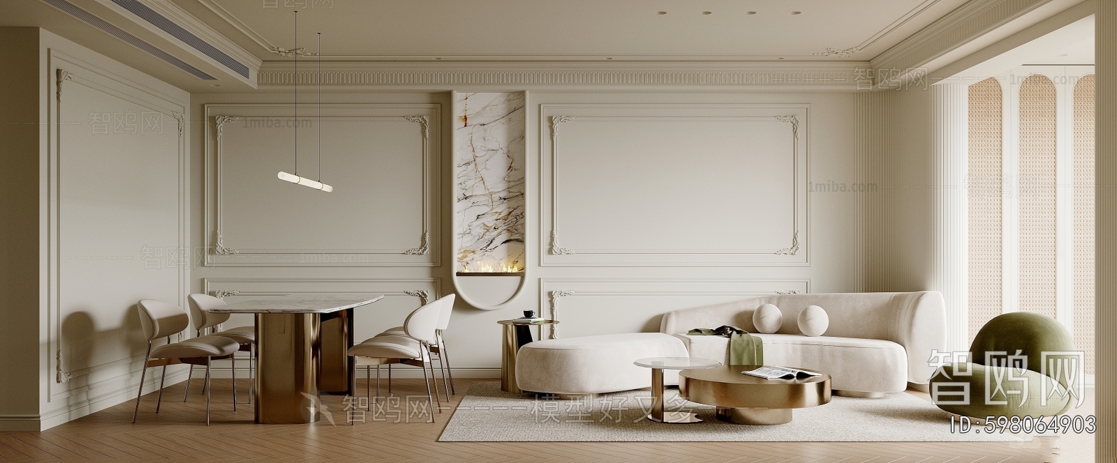 French Style A Living Room