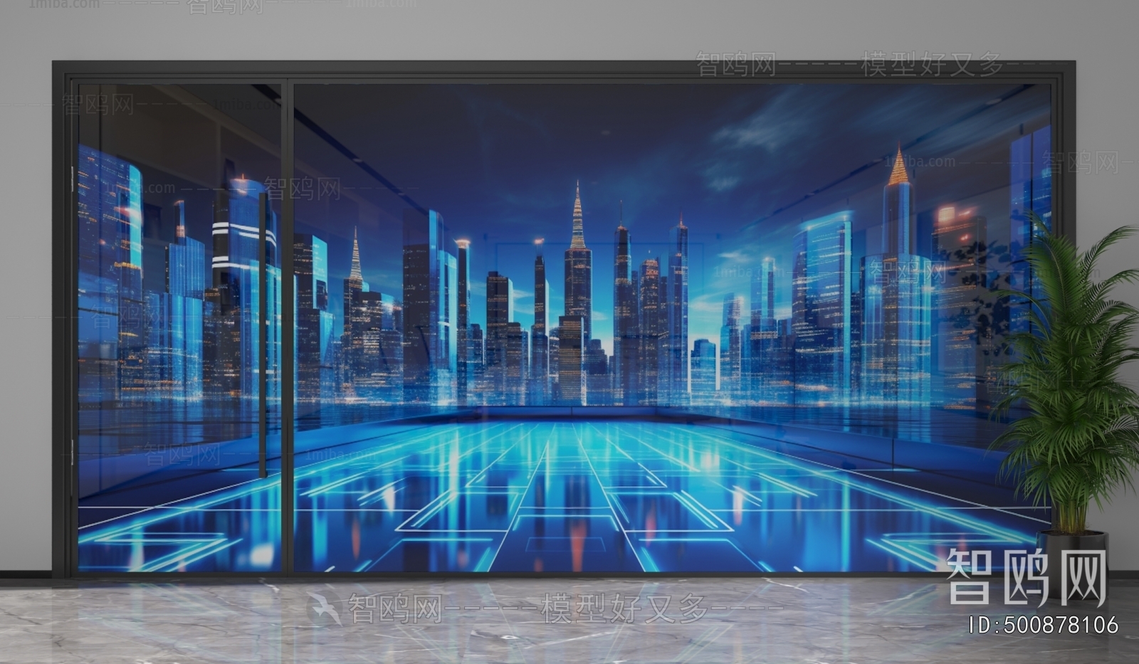 Modern Glass Screen Partition