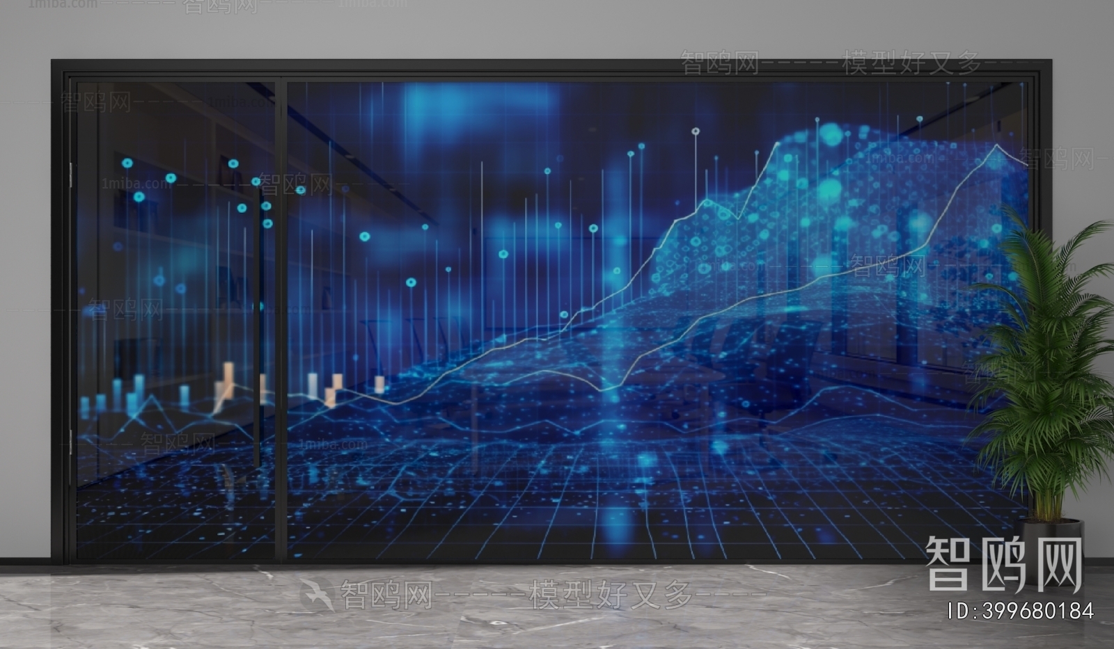 Modern Glass Screen Partition