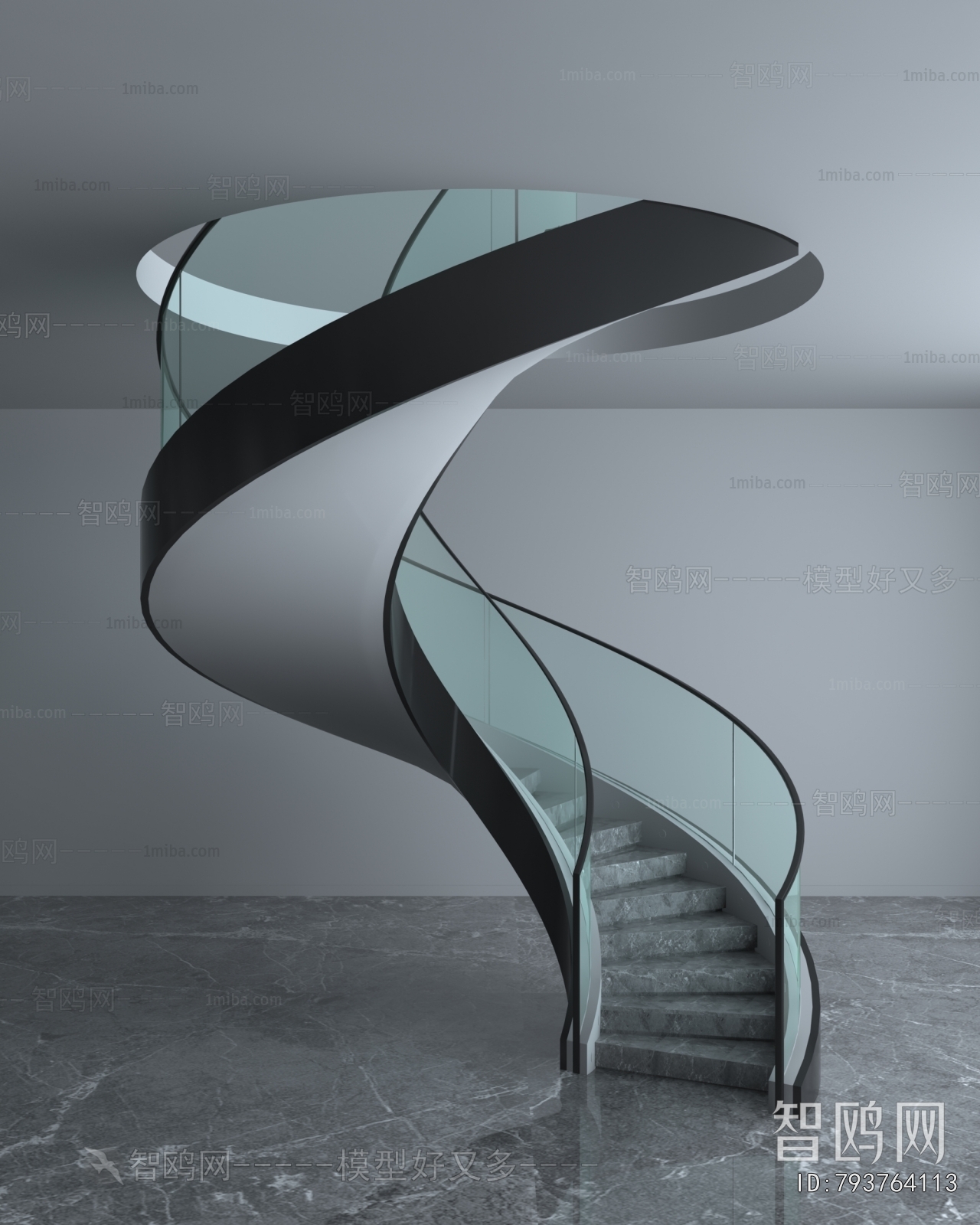 Modern Rotating Staircase