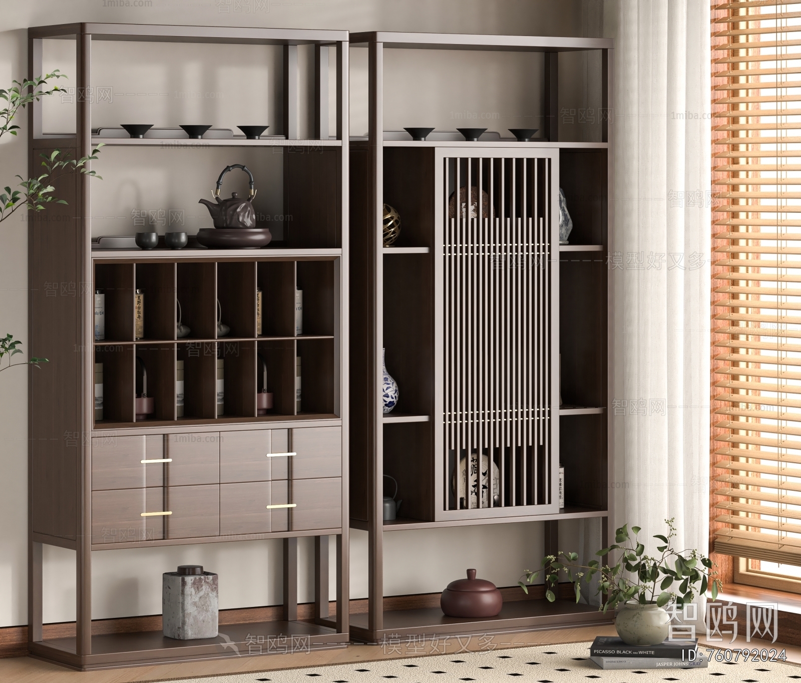 New Chinese Style Antique Rack