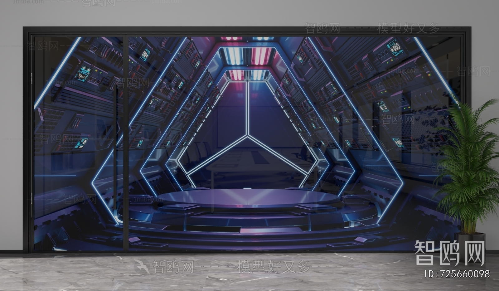 Modern Glass Screen Partition