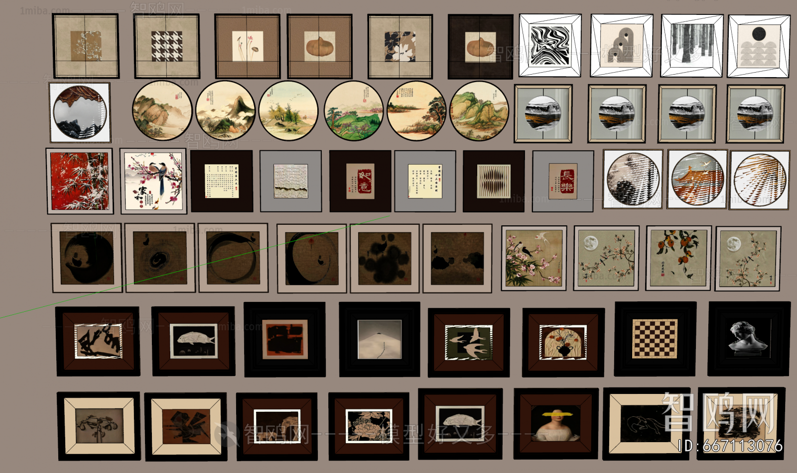 New Chinese Style Painting