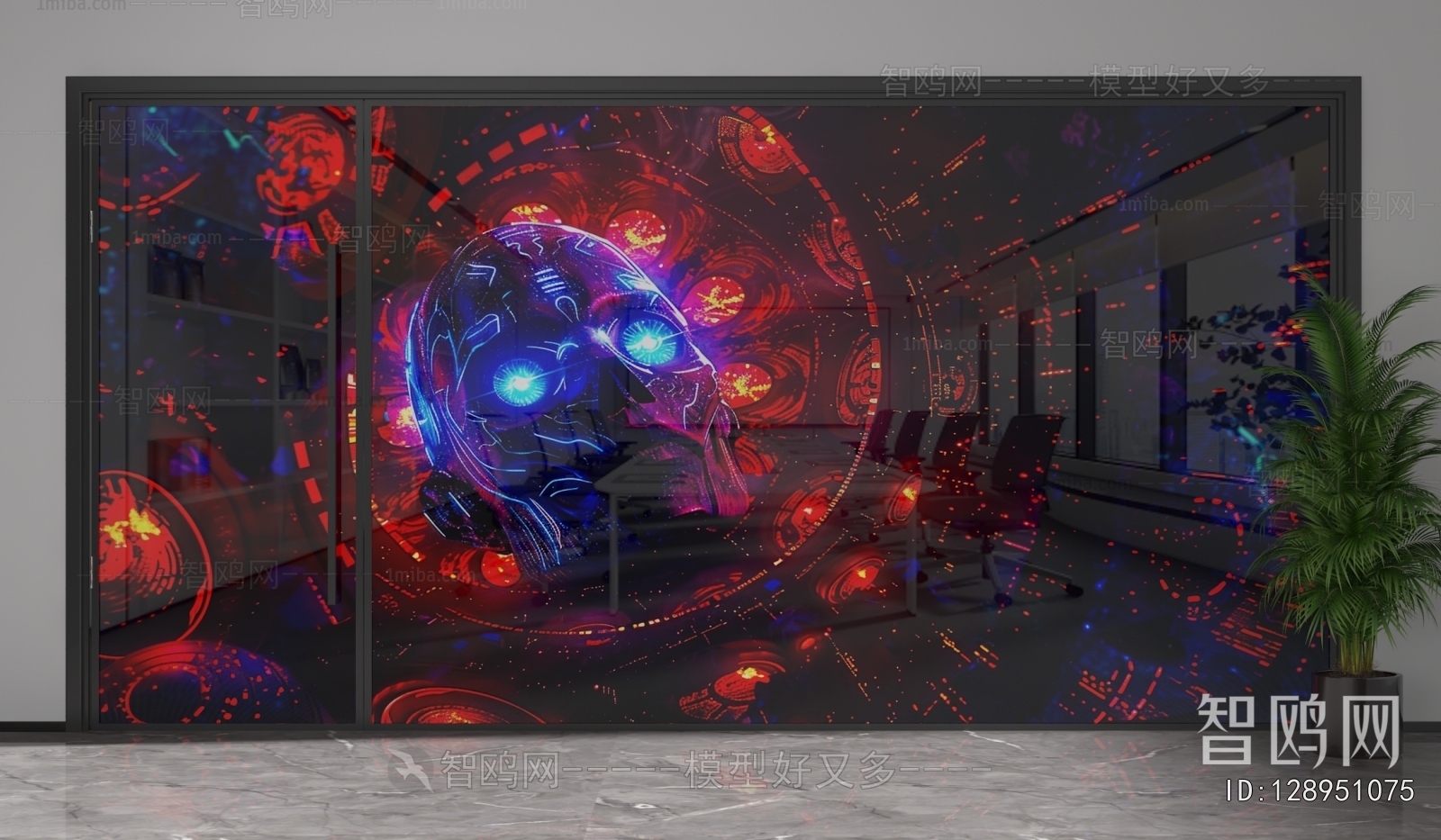 Modern Glass Screen Partition