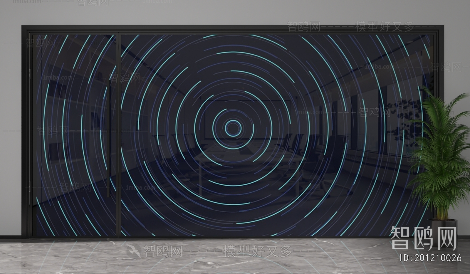 Modern Glass Screen Partition