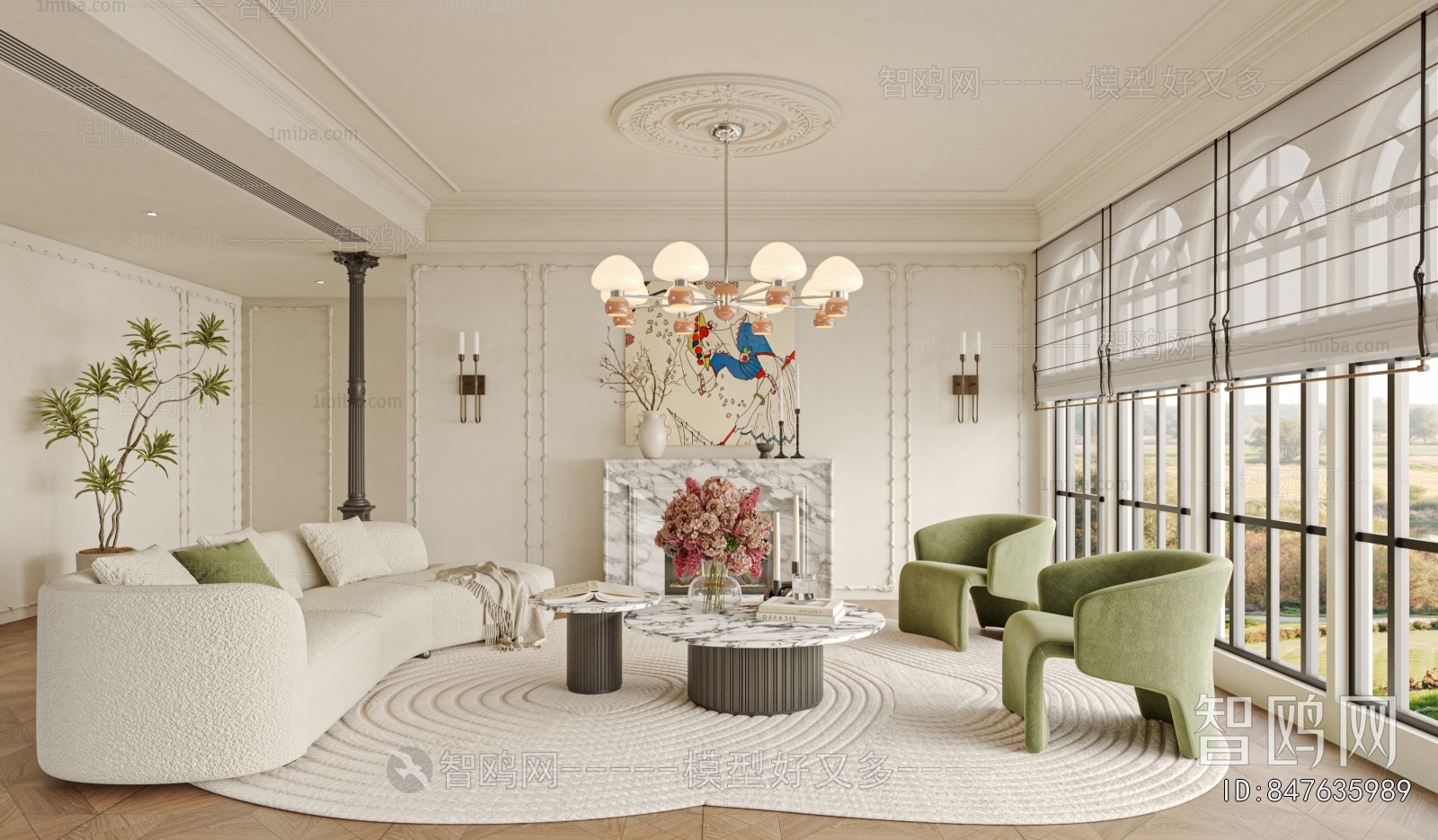 French Style A Living Room