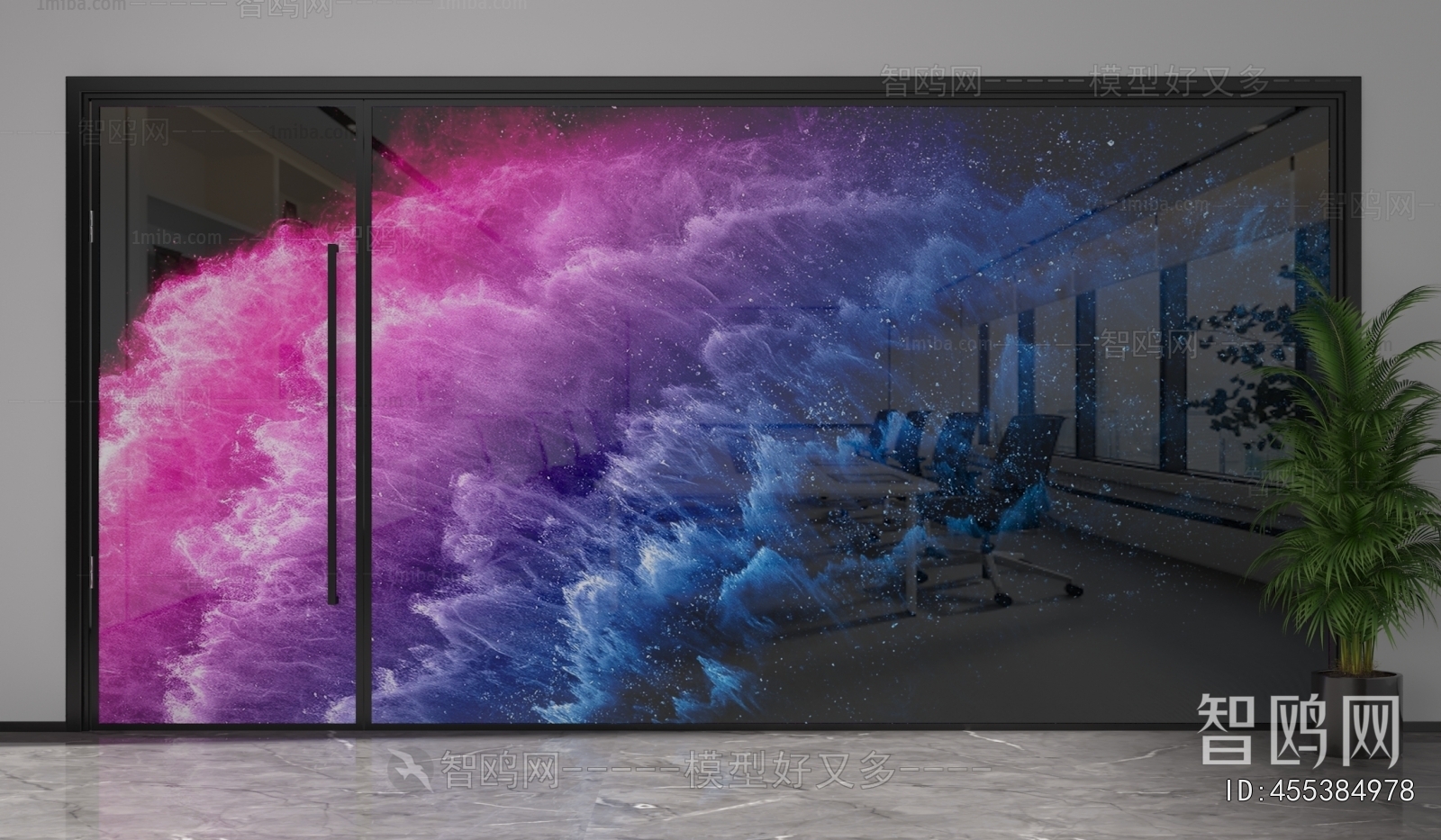 Modern Glass Screen Partition