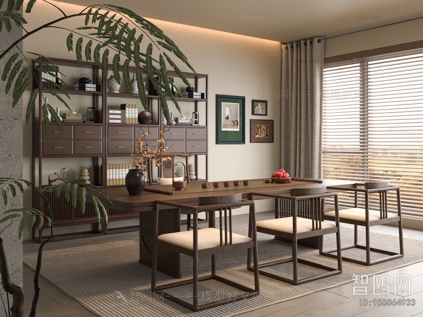 New Chinese Style Dining Room