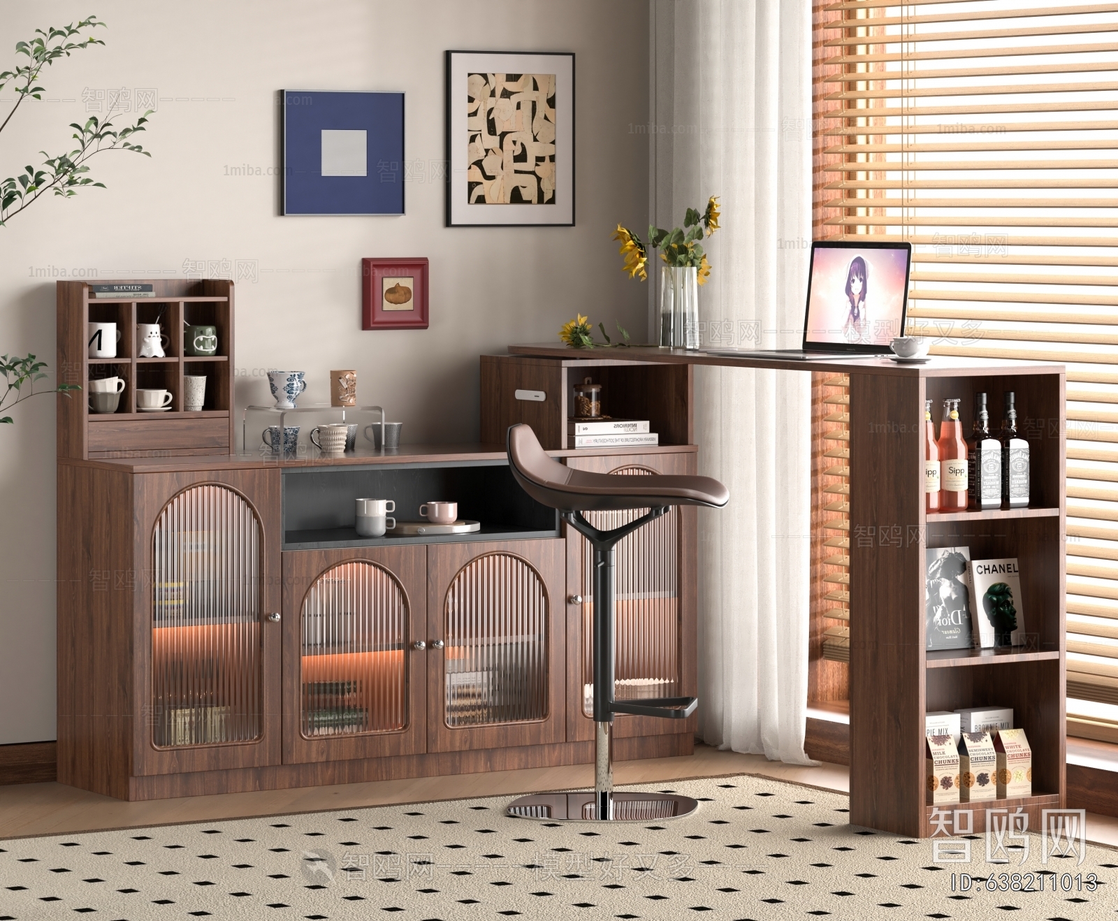 French Style Counter Bar