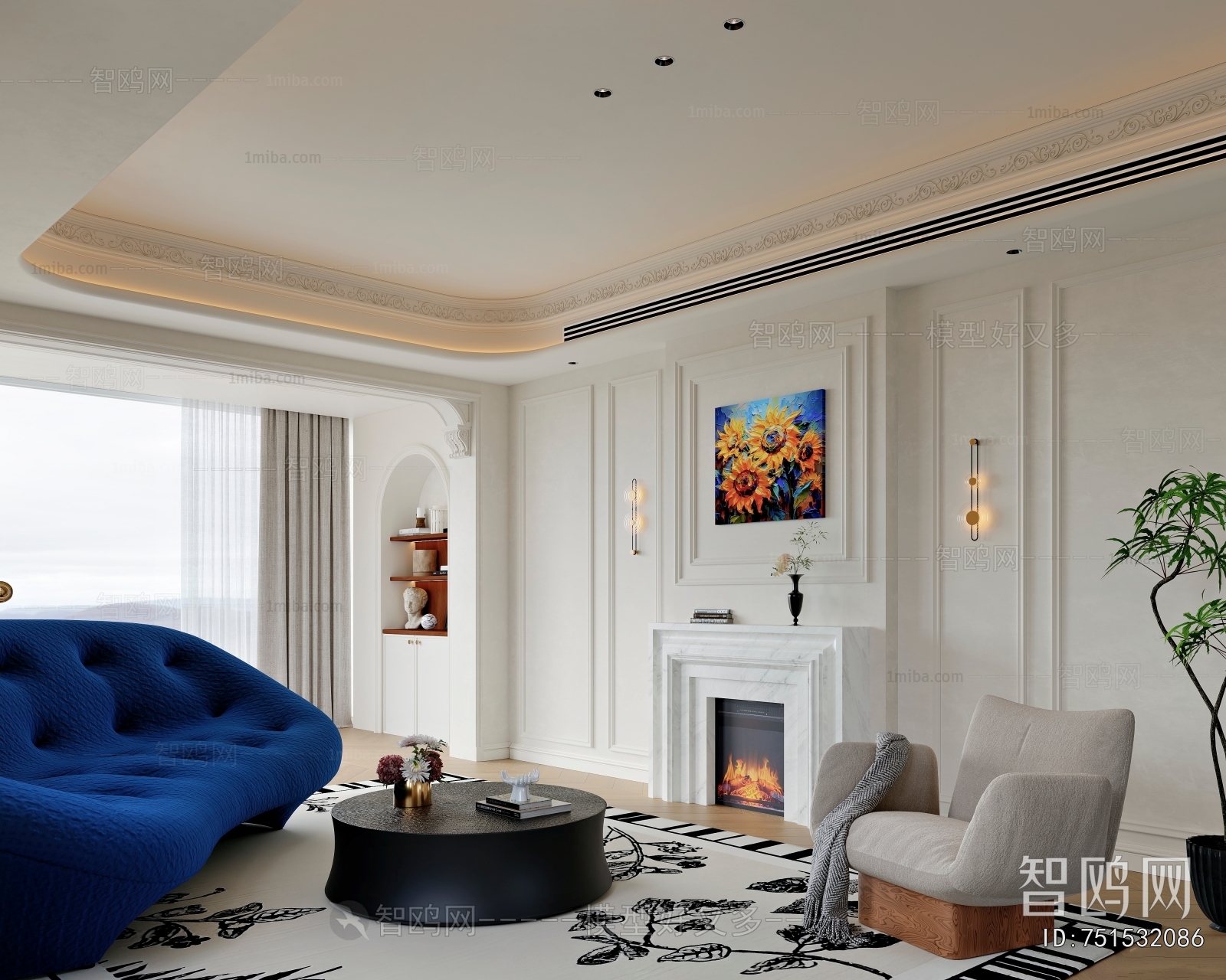 French Style A Living Room