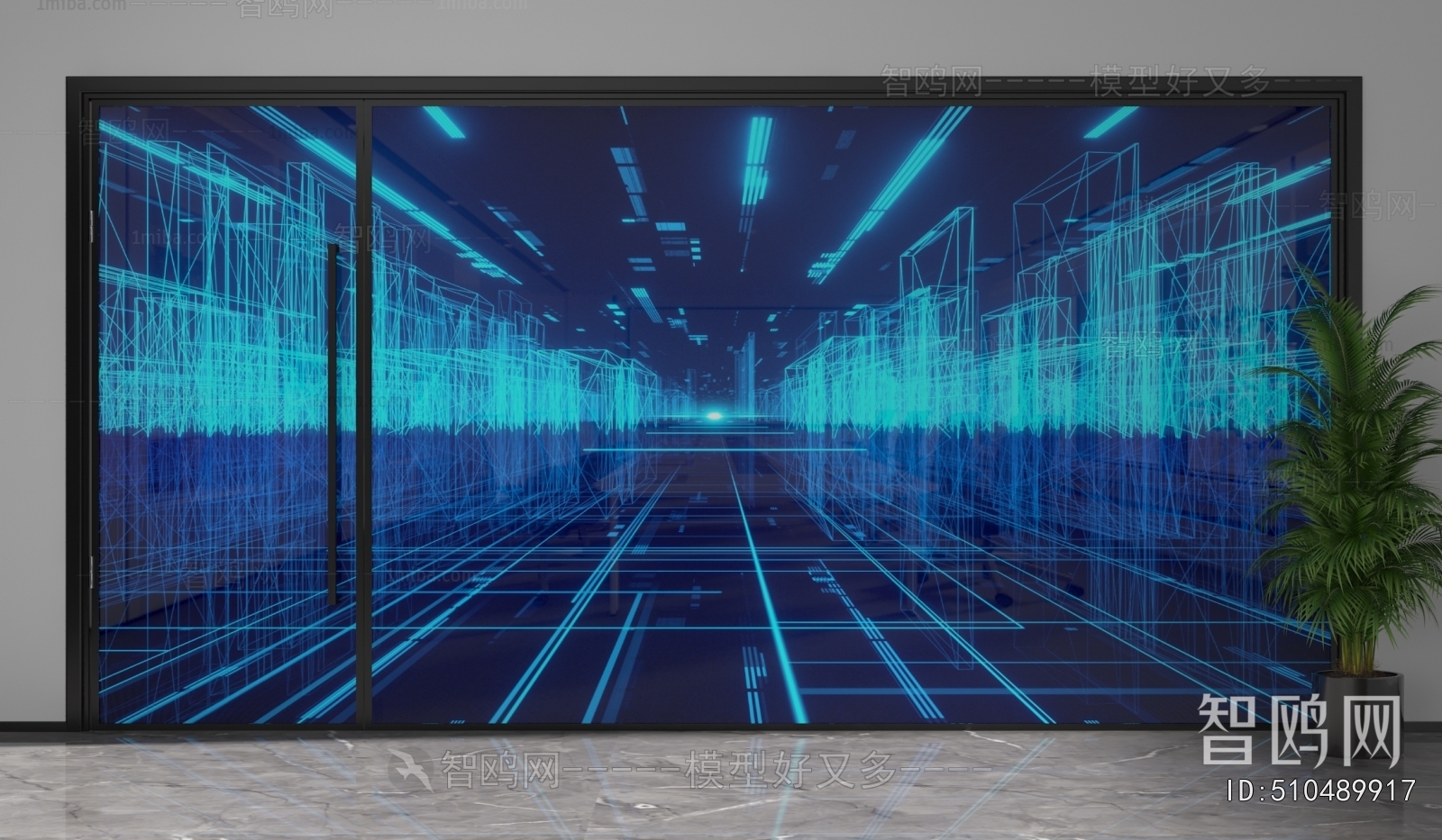 Modern Glass Screen Partition