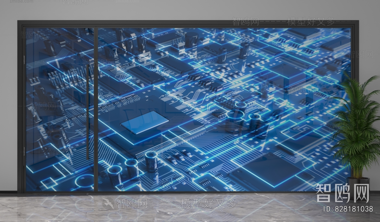 Modern Glass Screen Partition