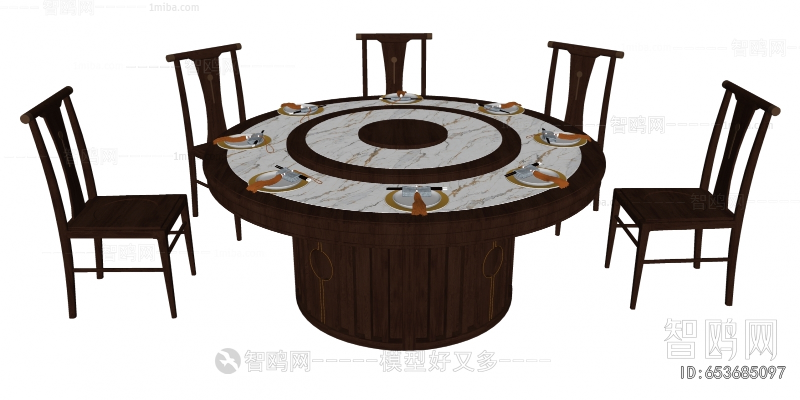 New Chinese Style Dining Table And Chairs