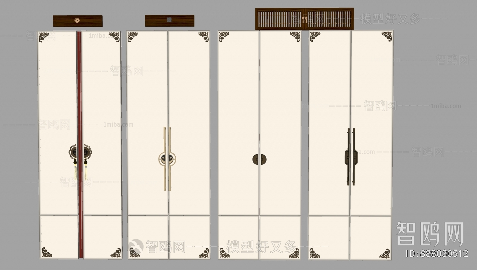 New Chinese Style Door Panel