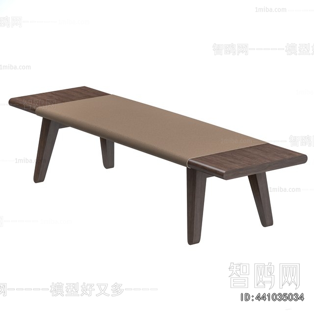 Modern Wooden Bench Or Stool
