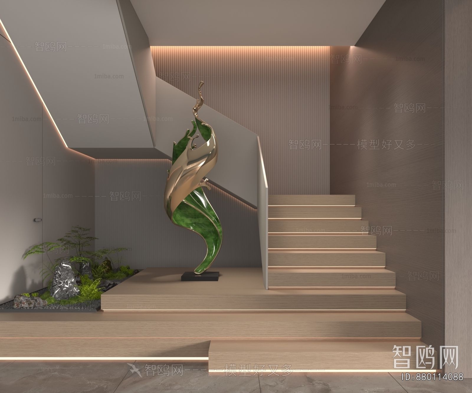Modern Rotating Staircase