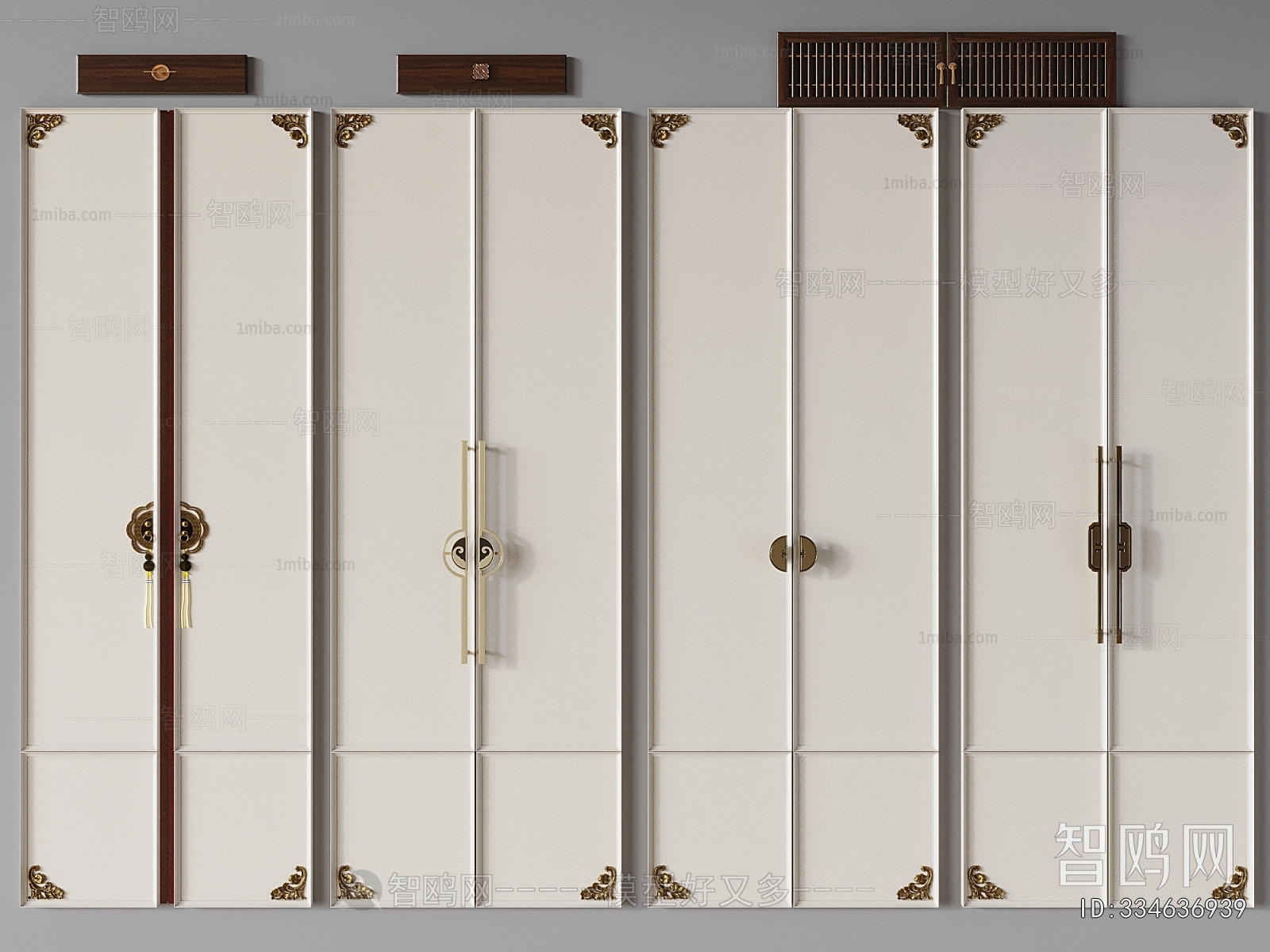 New Chinese Style Door Panel