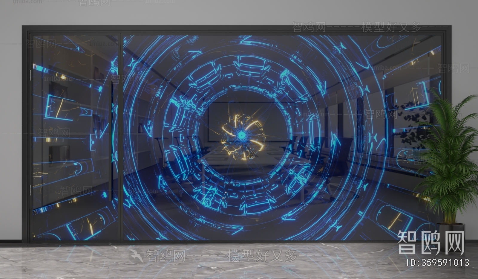 Modern Glass Screen Partition