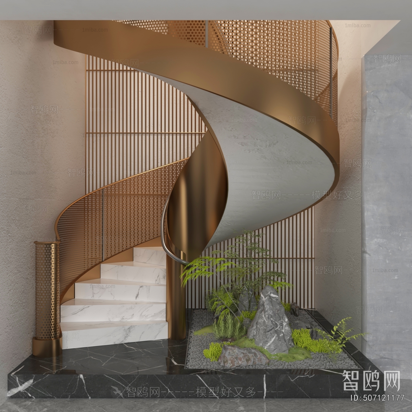 Modern Rotating Staircase