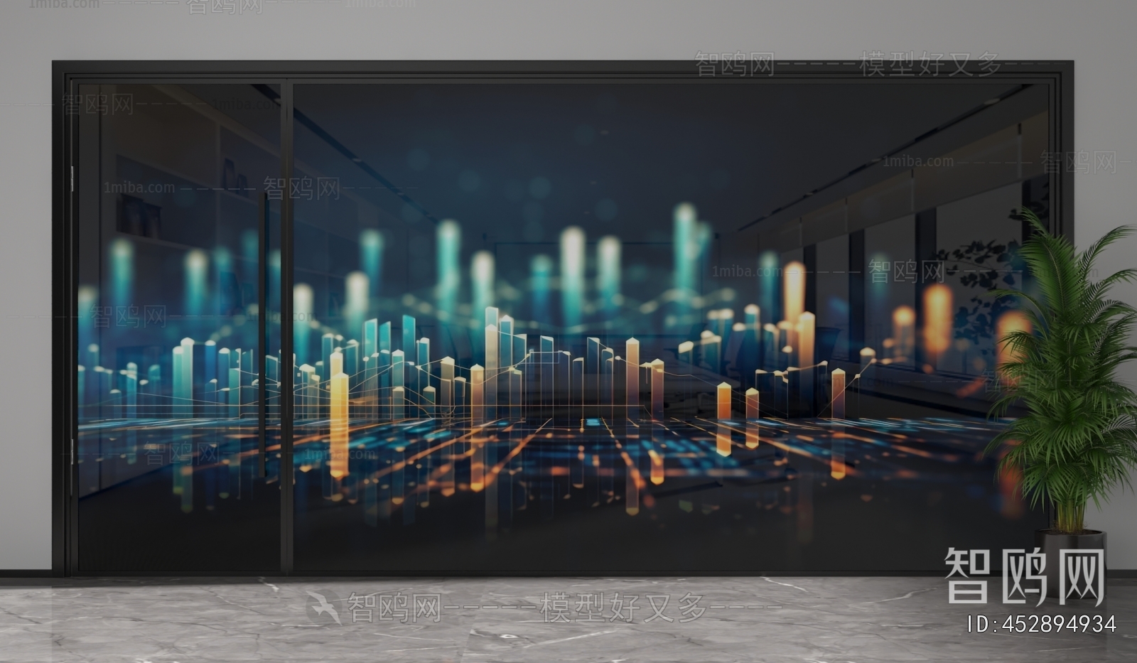 Modern Glass Screen Partition