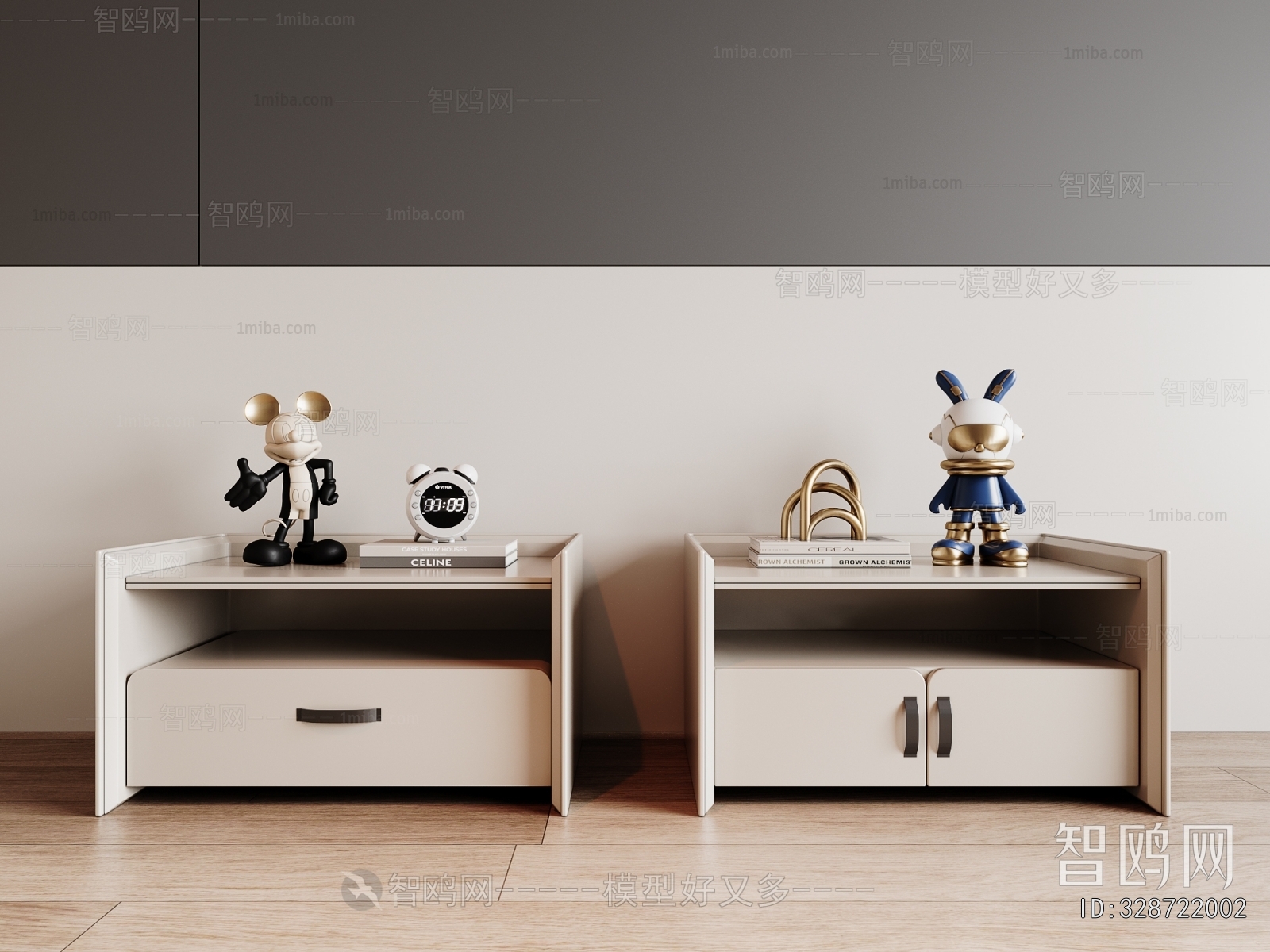 Modern Bedside Cupboard