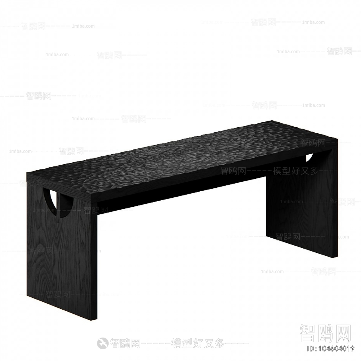Modern Wooden Bench Or Stool