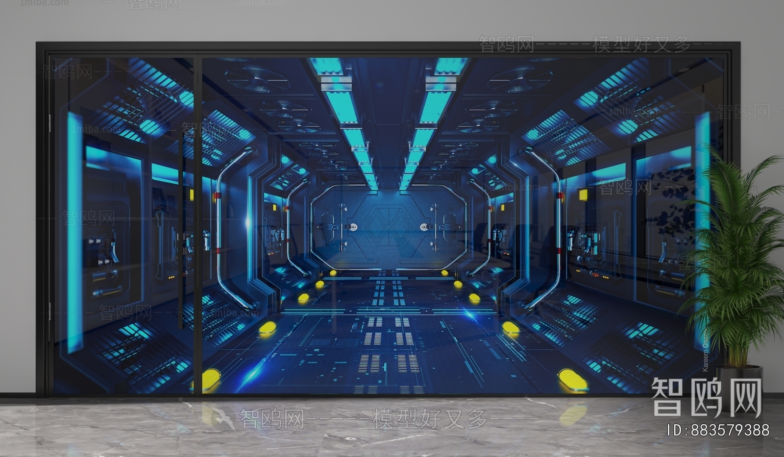 Modern Glass Screen Partition