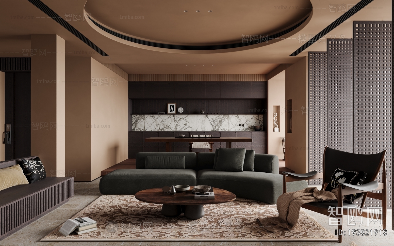 Wabi-sabi Style A Living Room