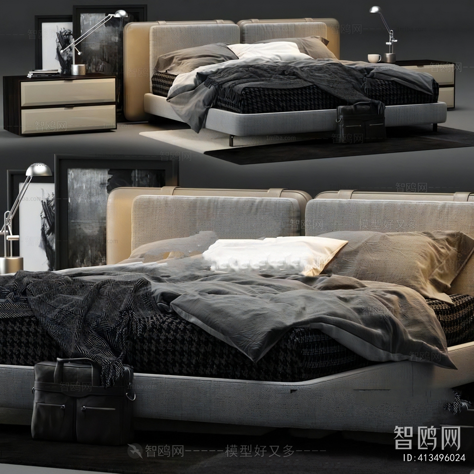 Modern Double Bed