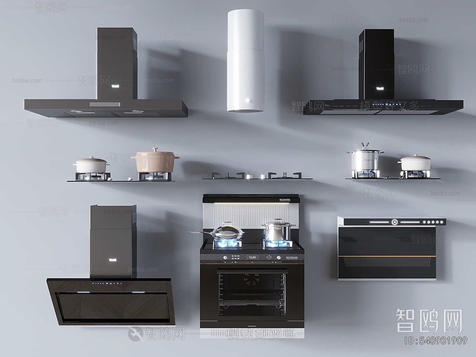 Modern Kitchen Electric Gas Range