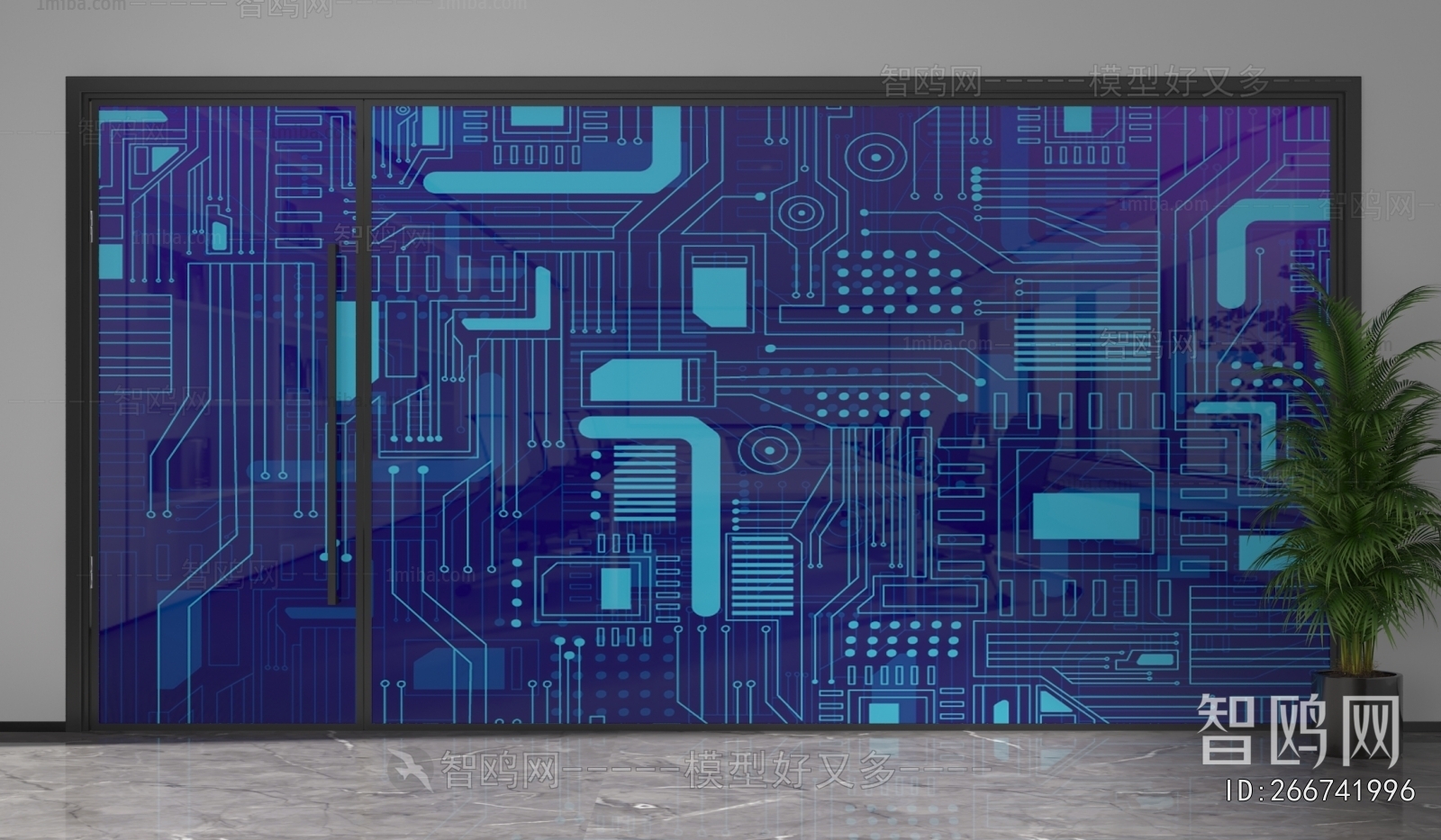 Modern Glass Screen Partition