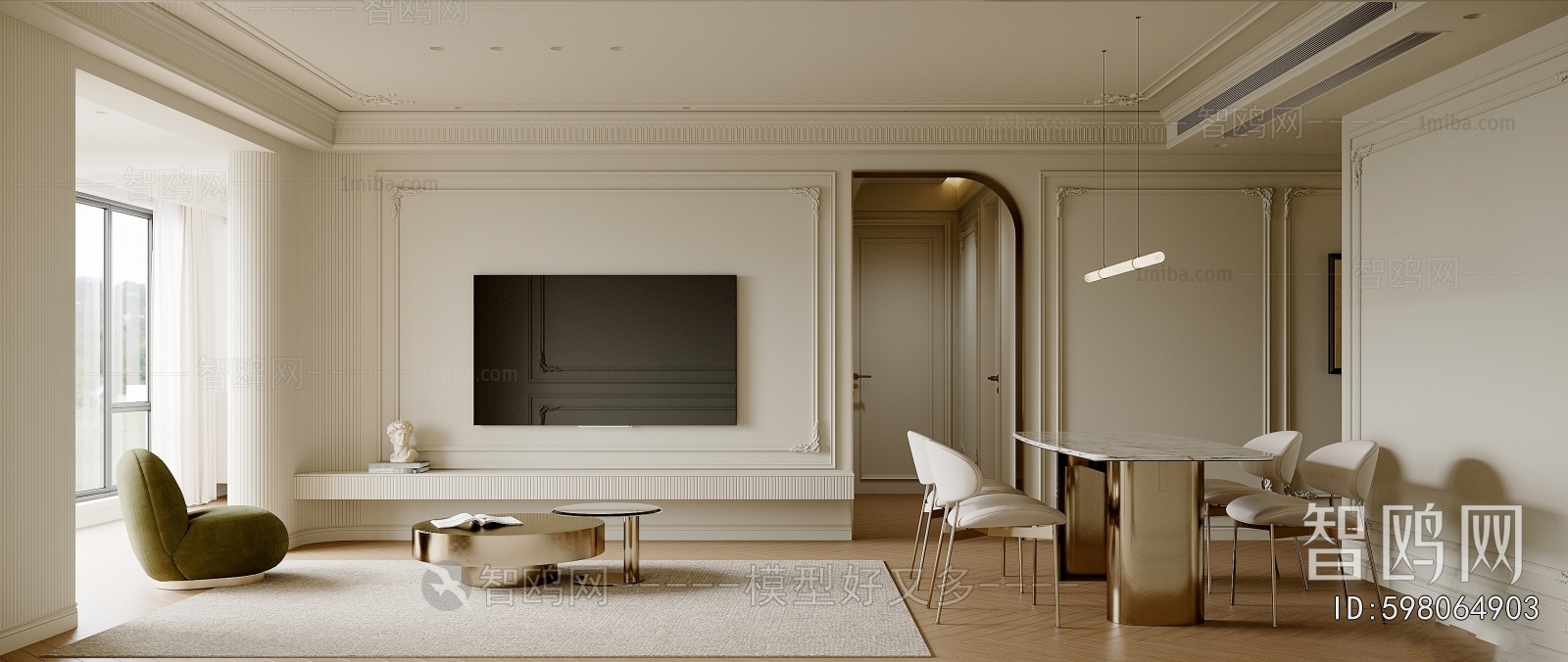 French Style A Living Room