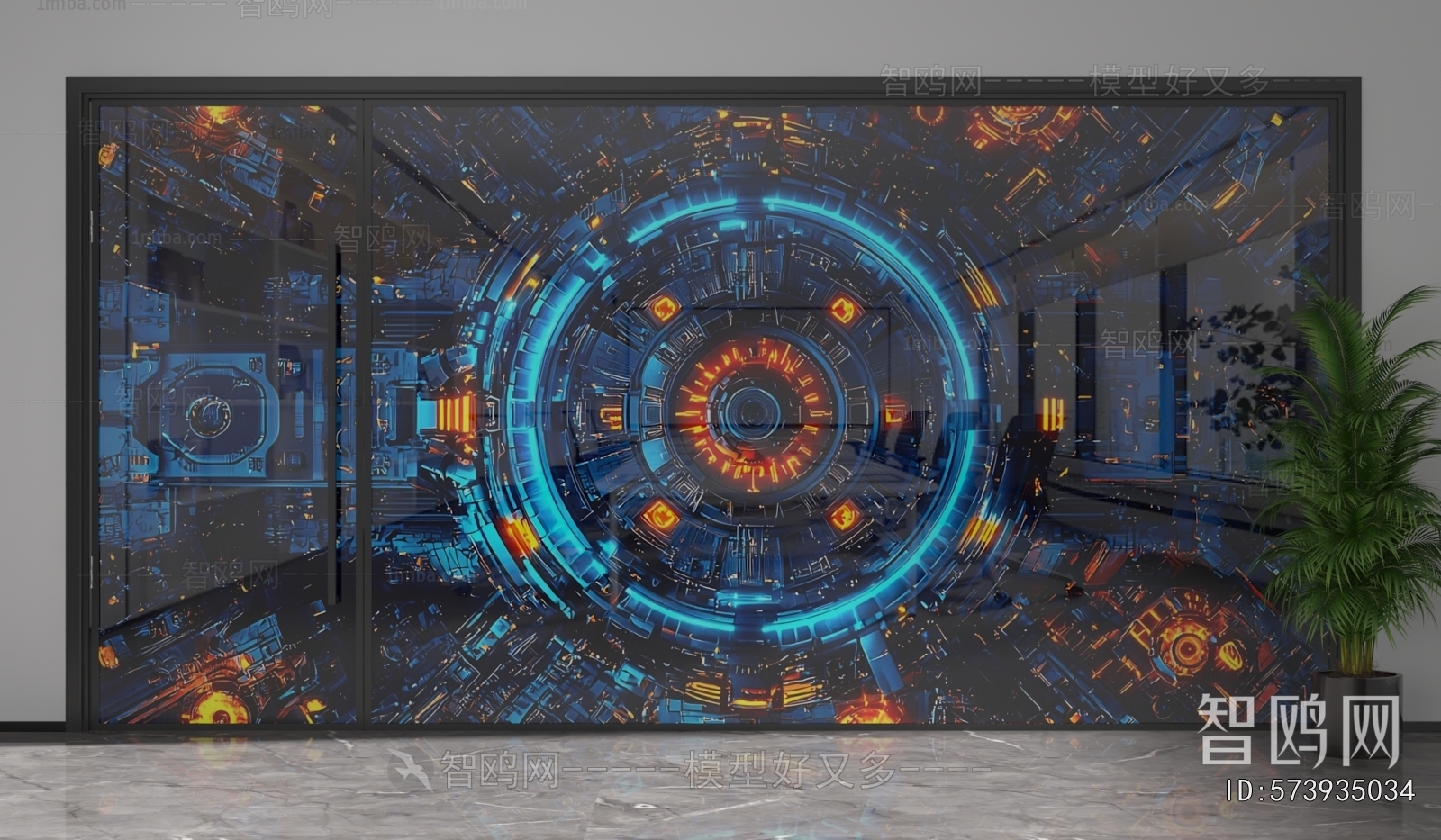 Modern Glass Screen Partition