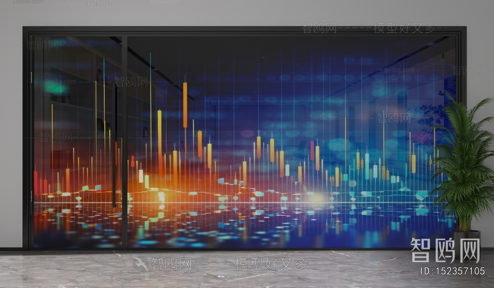 Modern Glass Screen Partition