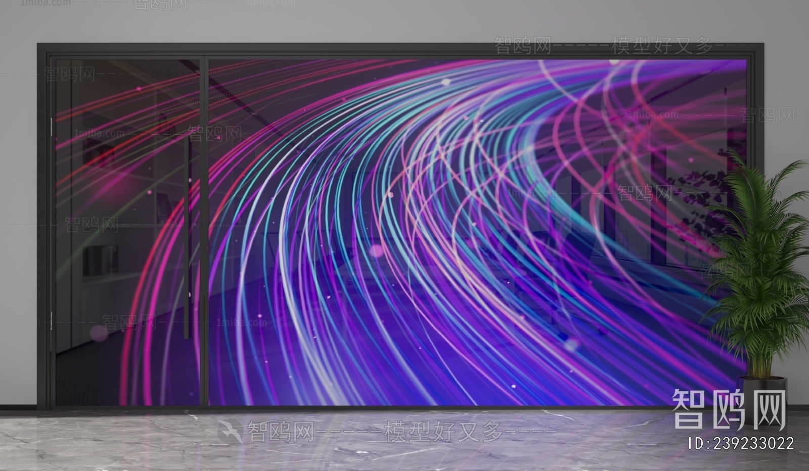 Modern Glass Screen Partition