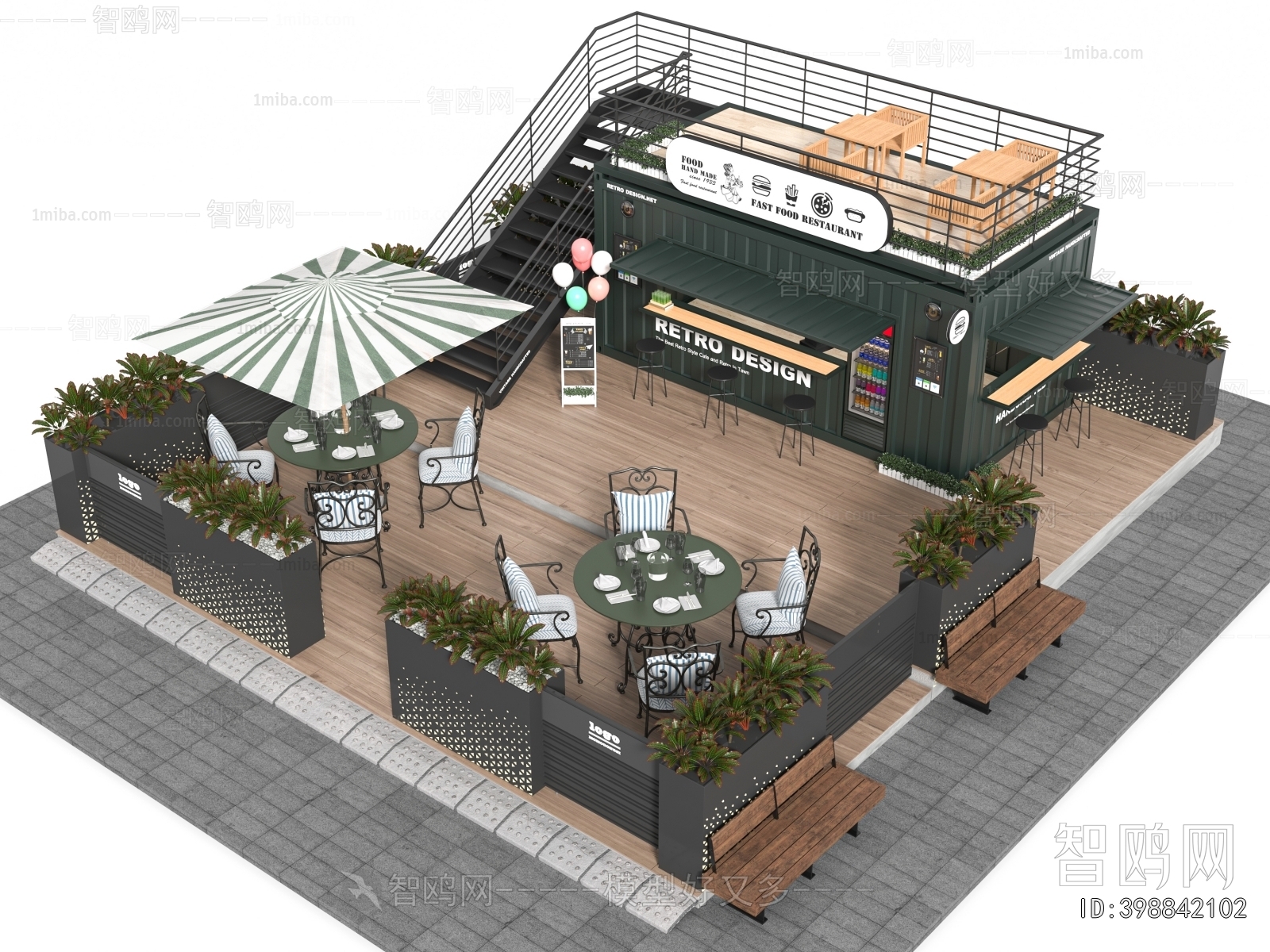 Modern Commercial Street