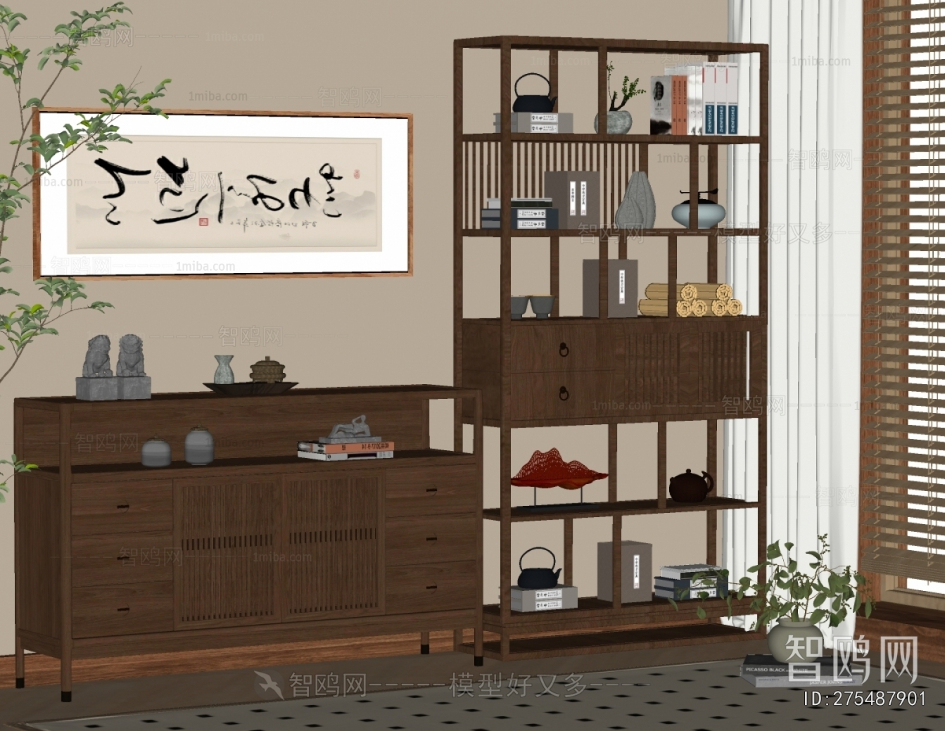 New Chinese Style Antique Rack