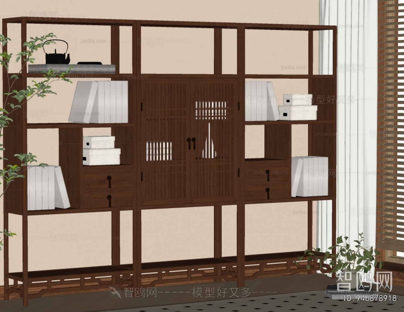 New Chinese Style Antique Rack