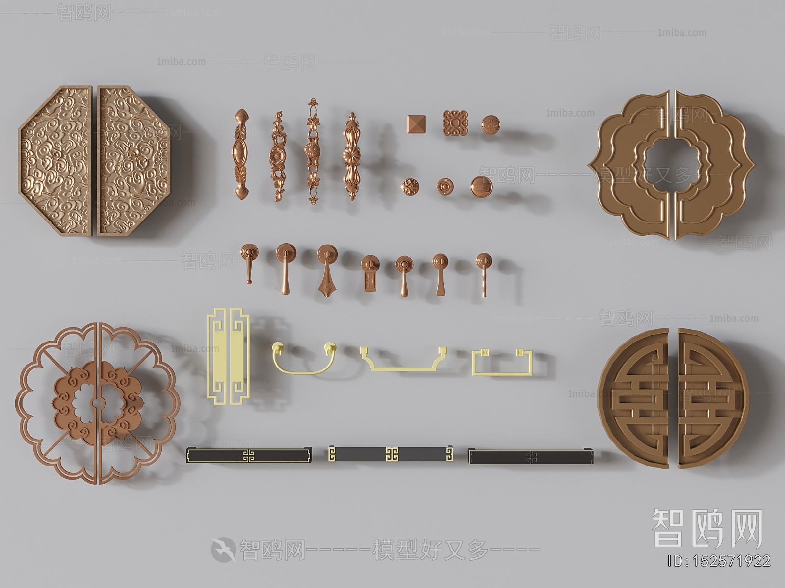 New Chinese Style Door Handle