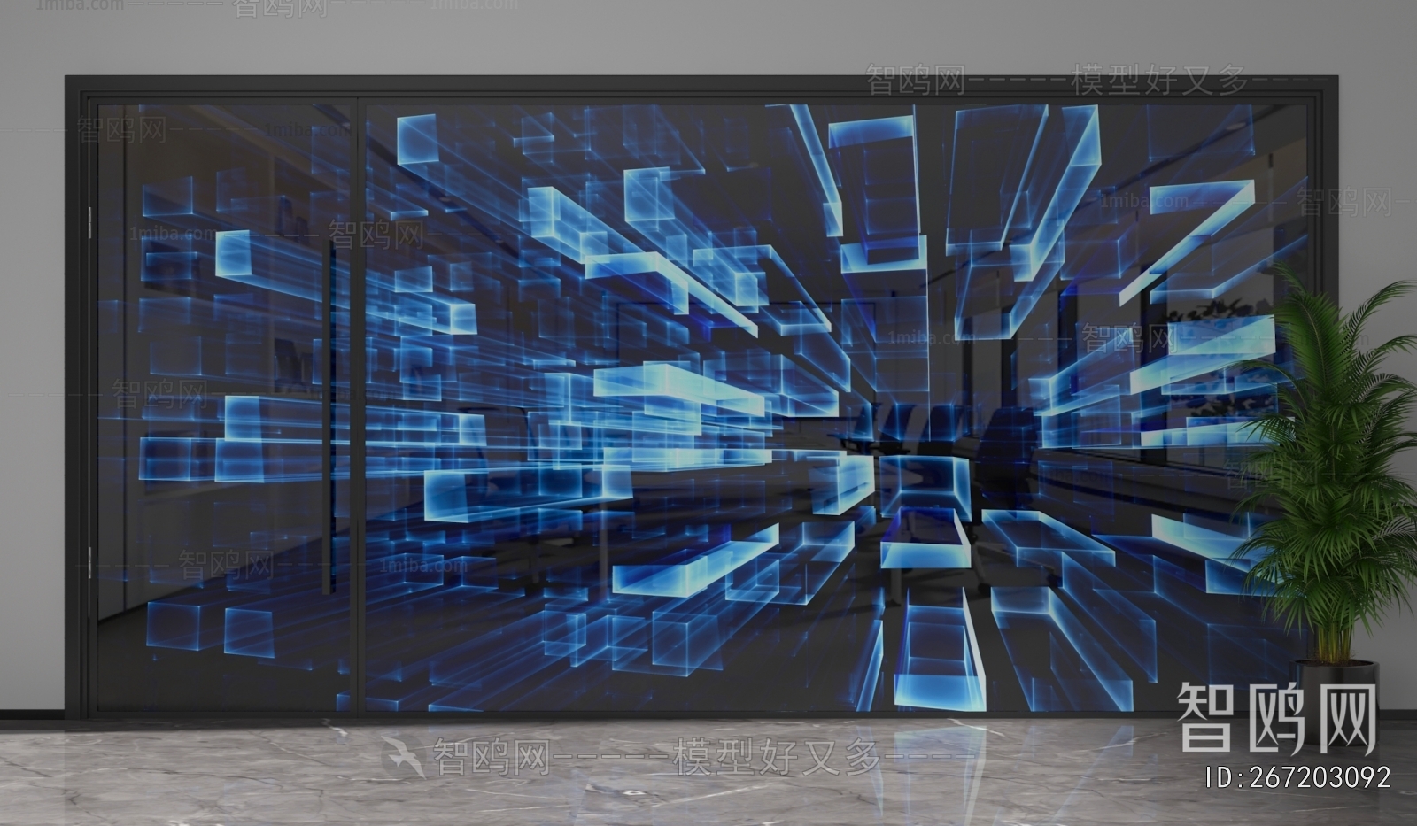 Modern Glass Screen Partition