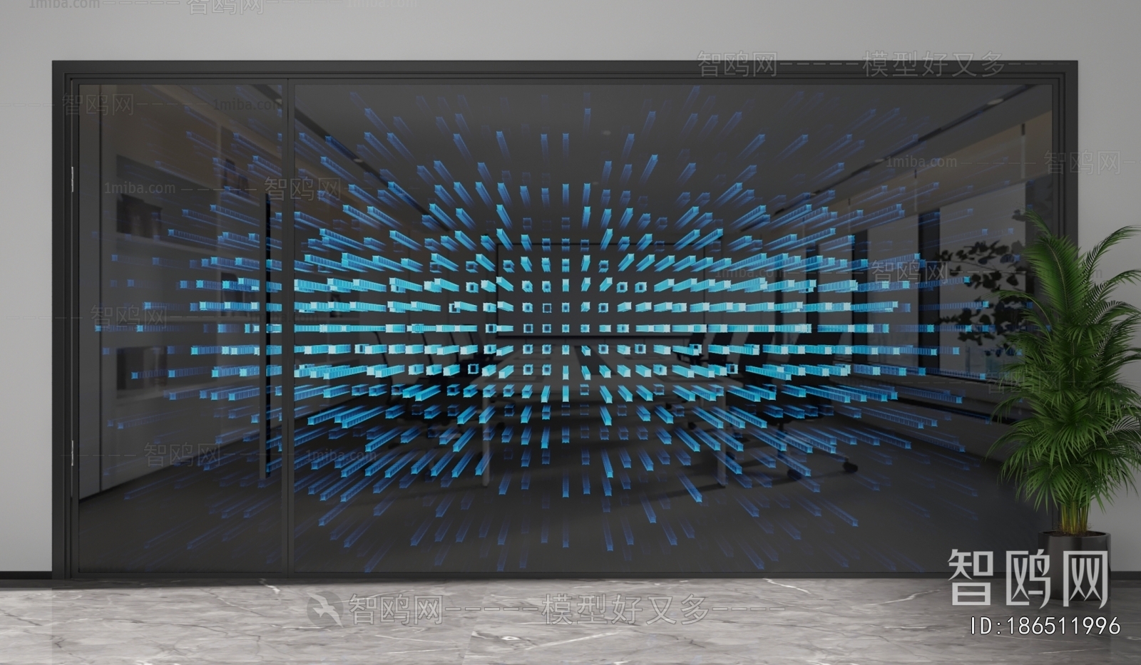 Modern Glass Screen Partition