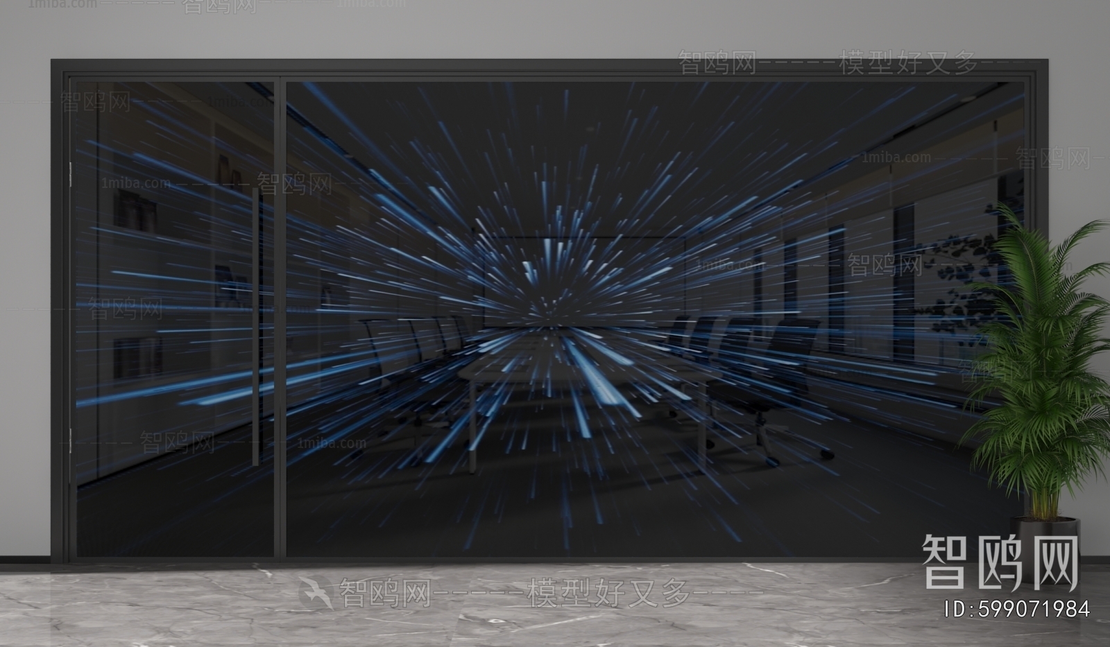 Modern Glass Screen Partition