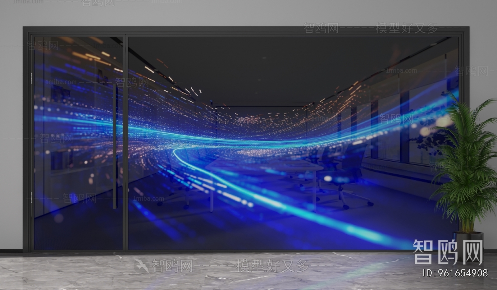 Modern Glass Screen Partition