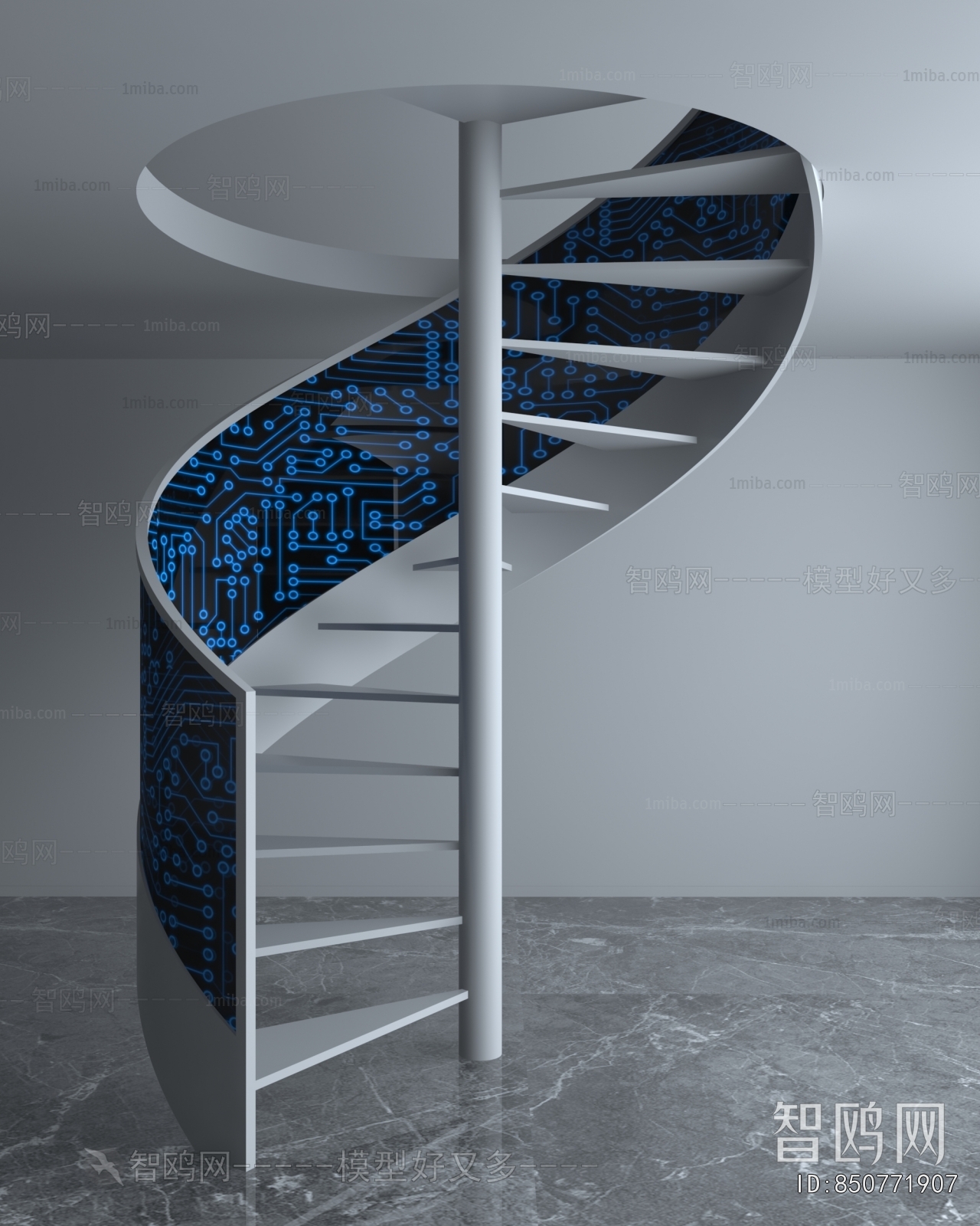 Modern Rotating Staircase