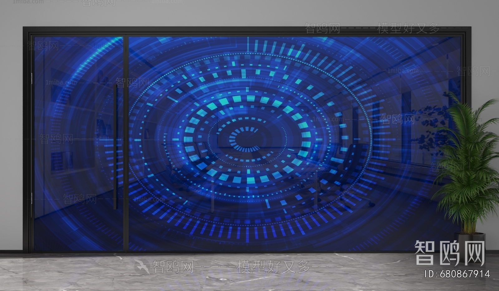 Modern Glass Screen Partition