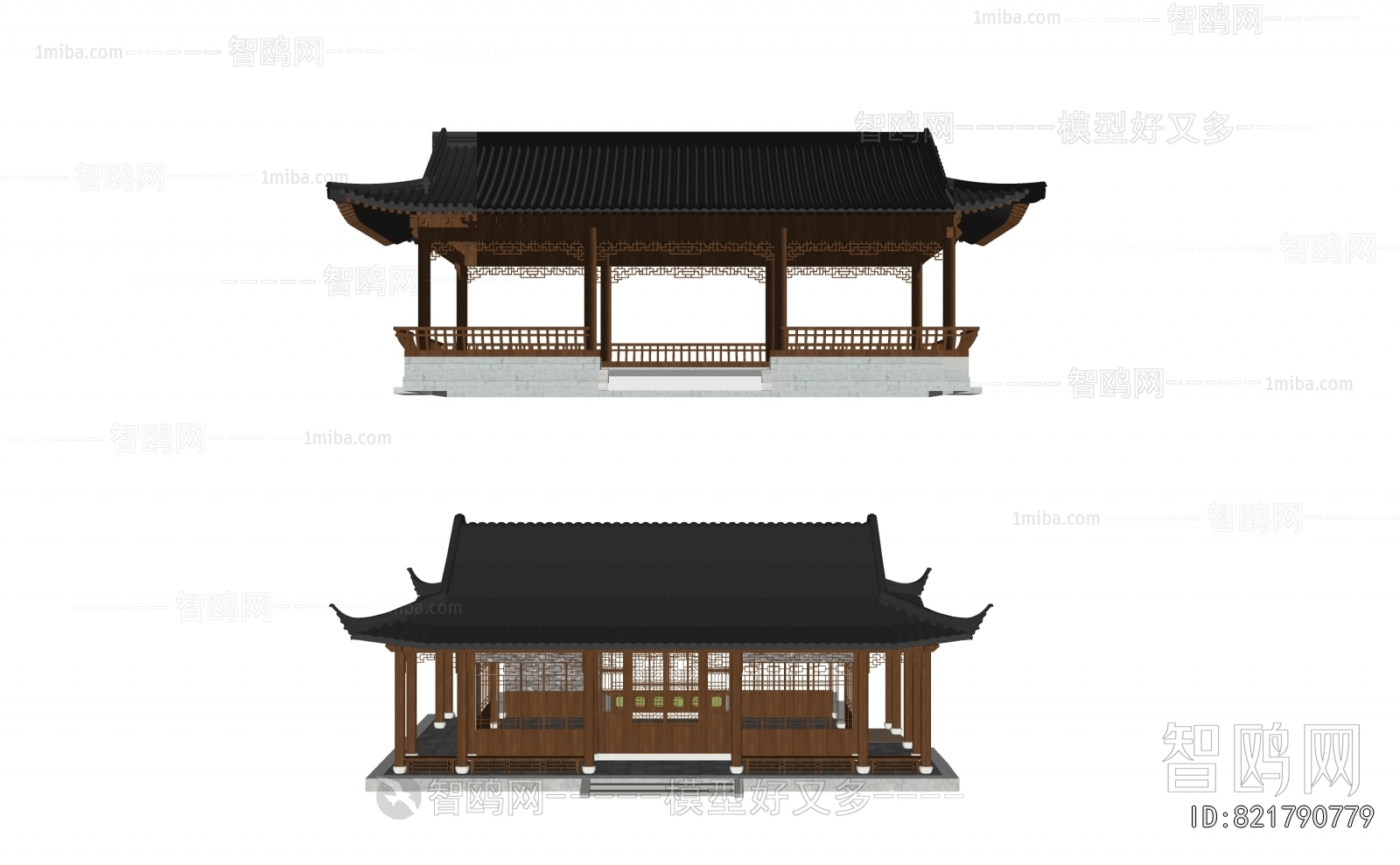Chinese Style Ancient Architectural Buildings