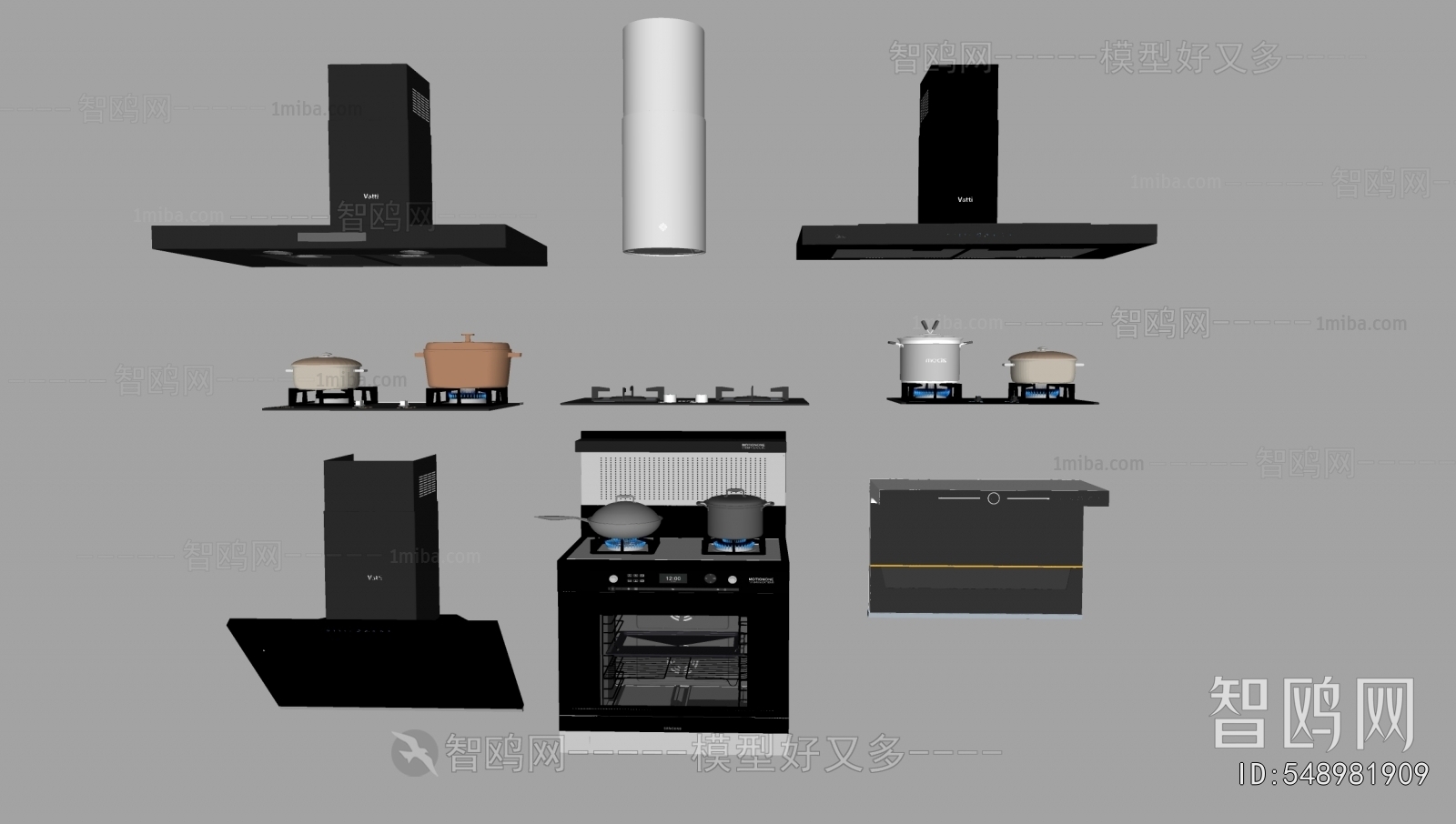 Modern Kitchen Electric Gas Range