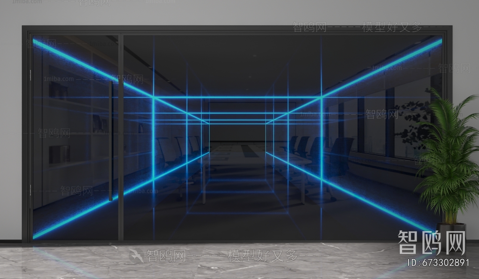 Modern Glass Screen Partition